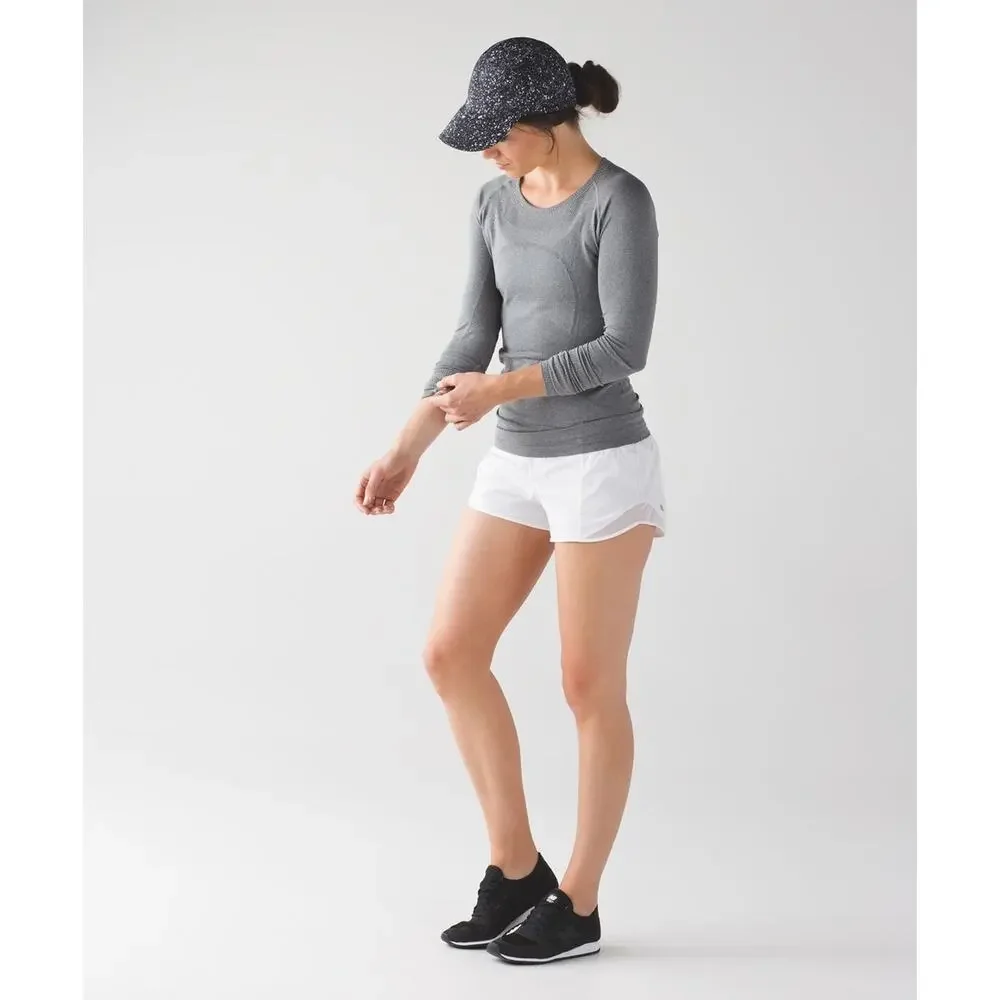 Lululemon Race To Place Run Hat 2.0 Black White Splatter EUC Adjustable - Picture 13 of 15